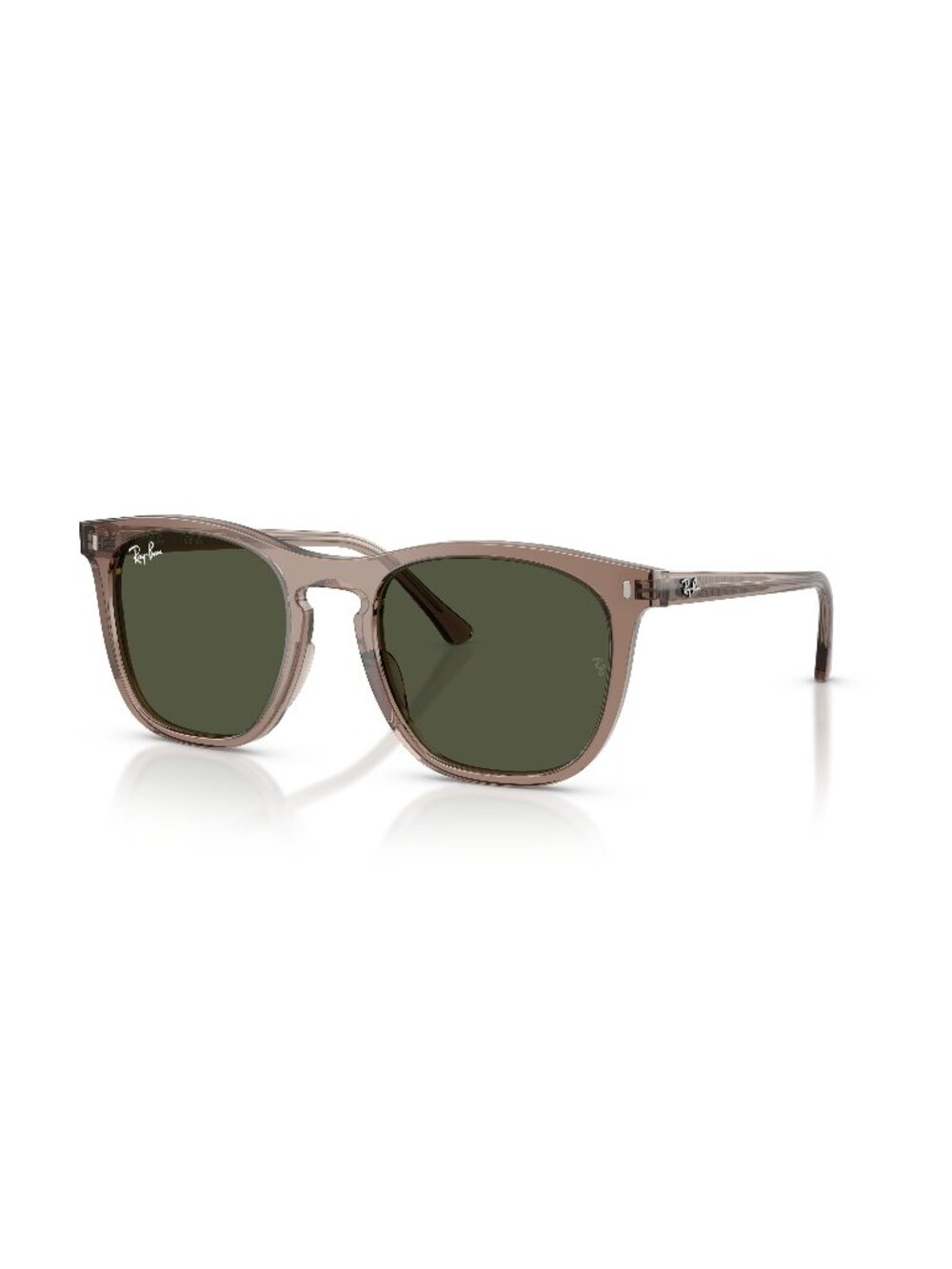 New Ray-Ban Unisex Sunglasses Brown Green Lens Acetate Frame Ray Ban RB2210 53